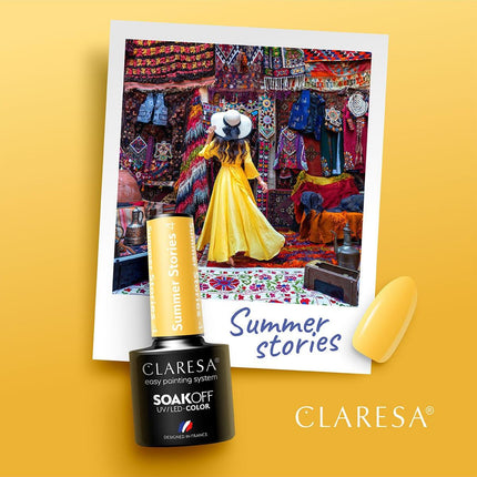 CLARESA hibridinis lakas SUMMER STORIES 4, 5g - Beauty Kit