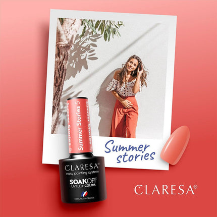 CLARESA hibridinis lakas SUMMER STORIES 5, 5g - Beauty Kit