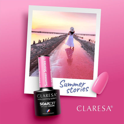 CLARESA hibridinis lakas SUMMER STORIES 6, 5g - Beauty Kit