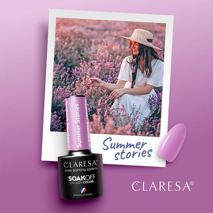 CLARESA hibridinis nagų lakas SUMMER STORIES 7, 5g - Beauty Kit