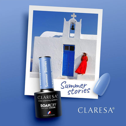 CLARESA hibridinis nagųlakas SUMMER STORIES 1, 5g - Beauty Kit