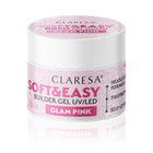 CLARESA statybinis gelis Soft&Easy glam pink 45g - Beauty Kit