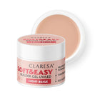 CLARESA nagų gelis Soft&Easy Light Beige, 12g - Beauty Kit