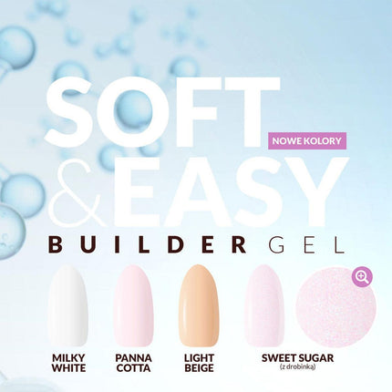 CLARESA nagų gelis Soft&Easy Panna Cotta, 45g - Beauty Kit