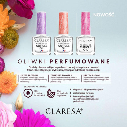 CLARESA nagų ir odelių aliejus Pretty Bloom, 5ml - Beauty Kit