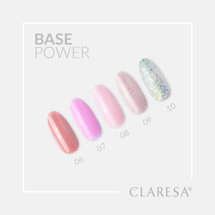 CLARESA nerūgštinė hibridinė gelinio lako bazė Power Base 06, 5g - Beauty Kit