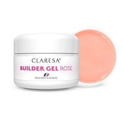 CLARESA priauginimo gelis BUILDER GEL ROSE, 15 g. - Beauty Kit