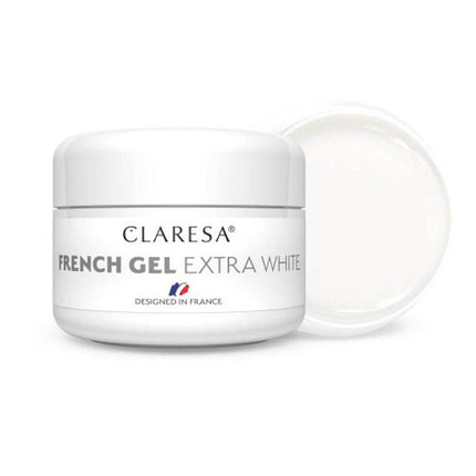 CLARESA statybinis gelis FRENCH GEL EXTRA WHITE 25 g - Beauty Kit