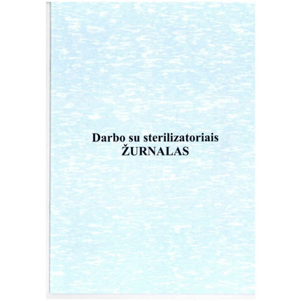 Darbo su sterilizatoriais žurnalas