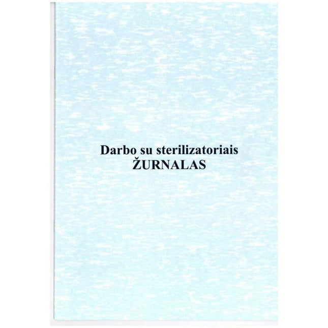 Darbo su sterilizatoriais žurnalas - Beauty Kit