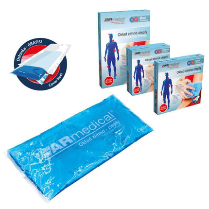 Daugkartinio naudojimo šalto-šilto gelio pakuotė ARmedical Classic, 10x25 cm - Beauty Kit