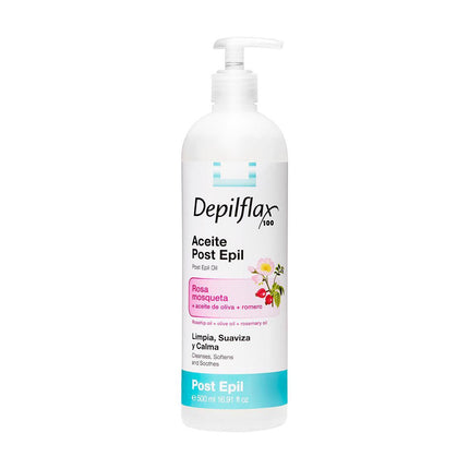 DEPILFLAX 100 aliejus po depiliacijos procedūrų, 500 ml - Beauty Kit