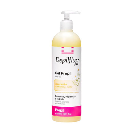 DEPILFLAX 100 gelis prieš epiliacijos procedūrą, 500 ml - Beauty Kit