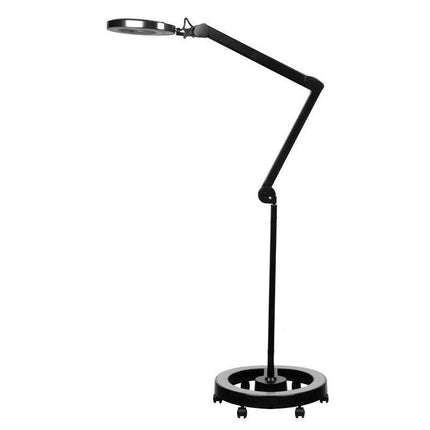 ELEGANTE pastatoma kosmetologinė lempa-lupa 6025 60 SMD LED 5D BLACK, juoda - Beauty Kit