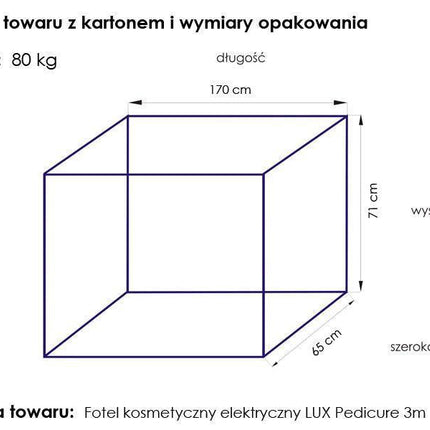 Elektrinė pedikiūro kėdė LUX PEDI 3 variklių, balta - Beauty Kit