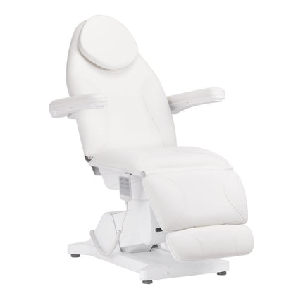 Elektrinis kosmetologinis gultas SILLON BASIC 3 variklių, baltas - Beauty Kit