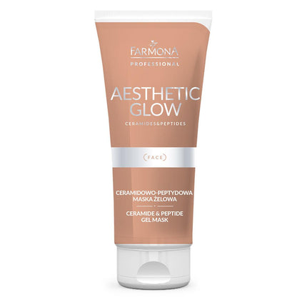 FARMONA AESTHETIC GLOW keramidinė-peptidinė gelio kaukė, 200ml - Beauty Kit