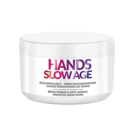 FARMONA PROFESSIONAL HANDS SLOW AGE šviesinanti ir senėjimą stabdanti parafino rankų kaukė, 300 ml - Beauty Kit