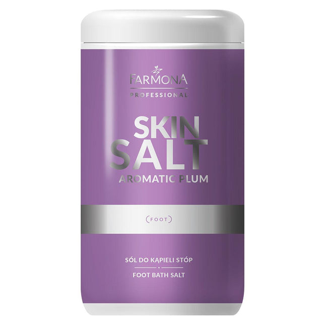 FARMONA SKIN SALT AROMATIC PLUM pėdų vonelės druska, 1400 g - Beauty Kit