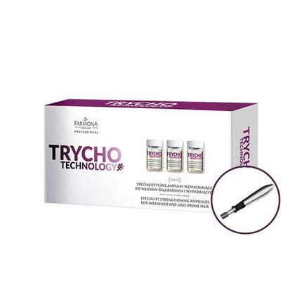 Farmona TRYCHO TECHNOLOGY SPECIALIST ampulės nusilpusiems ir slenkantiems plaukams, 10x5ml - Beauty Kit