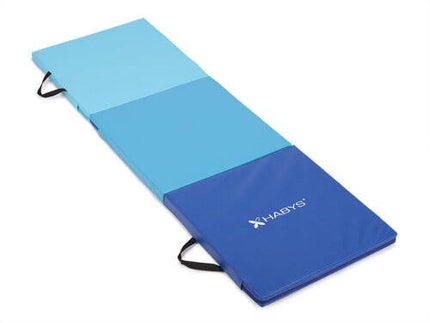 Gimnastinis sulankstomas čiužinys 180x60x5 cm EPE, mėlynas - Beauty Kit