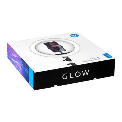 GLOW žiedinė makiažo lempa 10" su stovu, 10W - Beauty Kit