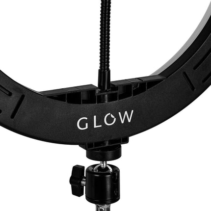 GLOW žiedinė makiažo lempa 13" su stovu, 10W - Beauty Kit