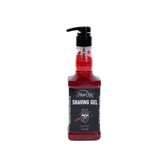 Hairotic Shaving Gel Code Red Skutimosi gelis, 500ml - Beauty Kit