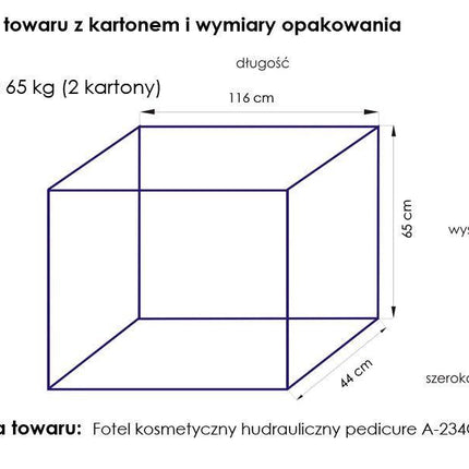 Hidraulinė pedikiūro kėdės A234C, balta - Beauty Kit