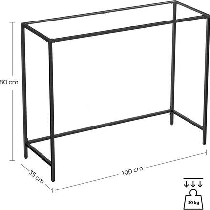 Konsolinis staliukas LGT026B01, 100x35x80 cm. - Beauty Kit