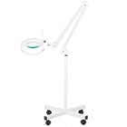 Kosmetologinė pastatoma lempa-lupa S4 LED, balta - Beauty Kit