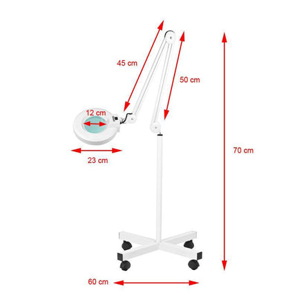 Kosmetologinė pastatoma lempa-lupa S4 LED su šviesos reguliavimu - Beauty Kit