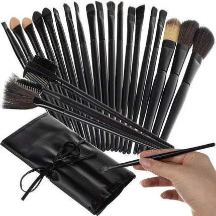 Makiažo šepetėlių rinkinys su dėklu Soulima, 24 vnt. - Beauty Kit