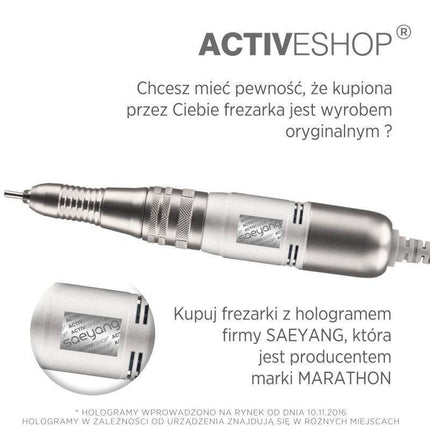 MARATHON K38 Mini akumuliatorinė nagų frezą, balta - Beauty Kit