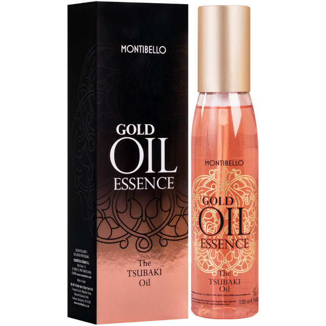 Montibello Gold OIl Essence tsubaki plaukų aliejus, 130ml - Beauty Kit