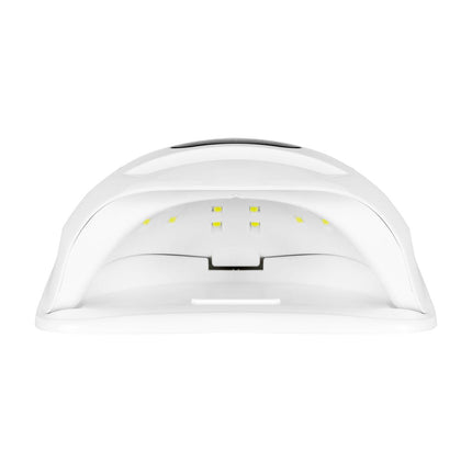 Nagų lempa UV/LED DUAL GLOW S1 168 W, baltai sidabrinė - Beauty Kit