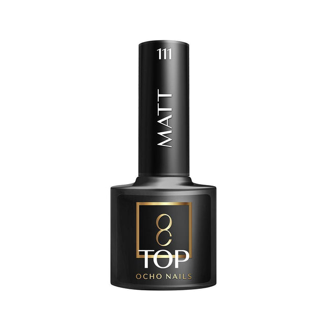 OCHO NAILS viršutinis matinis lako sluoksnis be lipnumo TOP MATT 111, 5g - Beauty Kit