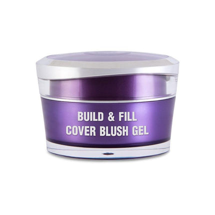 Build&Fill Cover Gel Blush - Nagų lovos priauginimo gelis 15ml - Beauty Kit