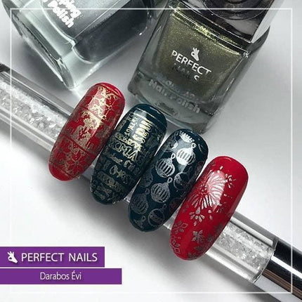 PERFECT NAILS Christmas nagų atspaudavimo plokštelė - Beauty Kit