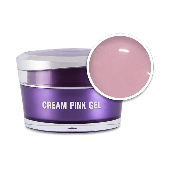 PERFECT NAILS Cream Pink Gel priauginimo gelis, 15g - Beauty Kit