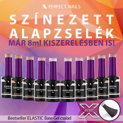 PERFECT NAILS Elastic Cover elastinis dengiamasis gelis BLUSH, 8ml - Beauty Kit