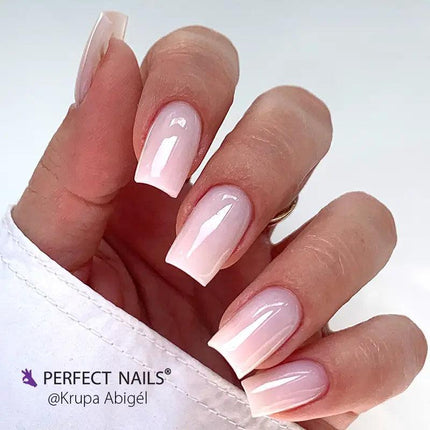 PERFECT NAILS Elastic Milky guminis bazės pagrindas MILKY PINK, 8 ml - Beauty Kit