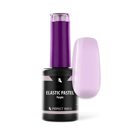 PERFECT NAILS Elastic Pastel guminis bazės pagrindas LAVANDER PURPLE, 8 ml. - Beauty Kit