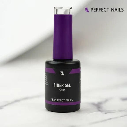 PERFECT NAILS Fiber Gel Vitamin pluoštinė gelio bazė CLEAR, 8 ml. - Beauty Kit