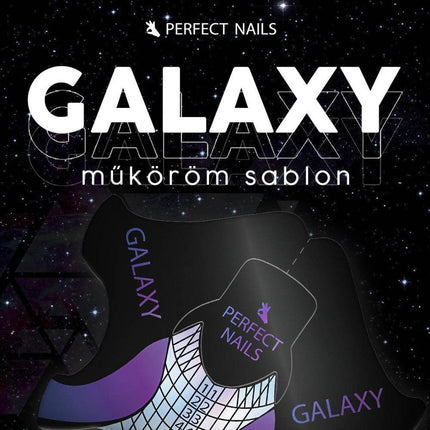 Nagų dailės šablonas - Galaxy 300 vnt - Beauty Kit