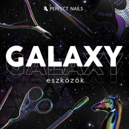 PERFECT NAILS Galaxy Titanium dvipusis manikiūro ir pedikiūro įrankis - Beauty Kit