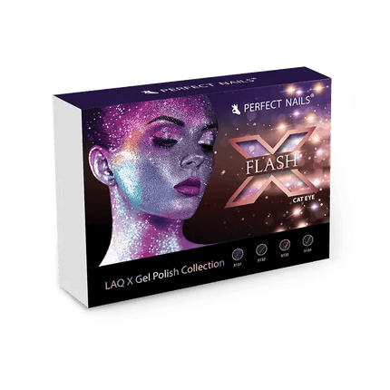 PERFECT NAILS LaQ X Flash Cat Eye galinių lakų rinkinys - Beauty Kit