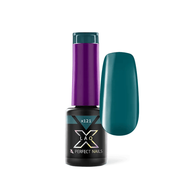 PERFECT NAILS LAQ X gelinis lakas Babylon Blue X121, 4 ml. - Beauty Kit