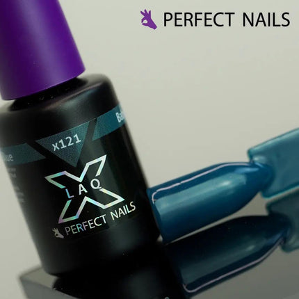 PERFECT NAILS LAQ X gelinis lakas Babylon Blue X121, 4 ml. - Beauty Kit