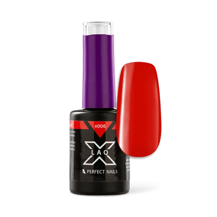 LacGel LaQ X gelio lakas 8 ml - Ferrari Red X006 - The Red Classics - Beauty Kit